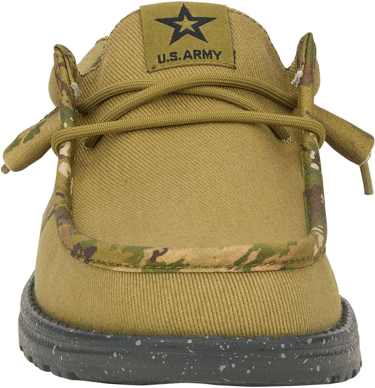 Hey Dude Wally US Army/Navy, Men’s Shoes, Men's Slip-on Loafers, Comfortable & Light-Weight