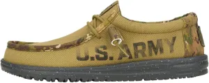 Hey Dude Wally US Army/Navy, Men’s Shoes, Men's Slip-on Loafers, Comfortable & Light-Weight