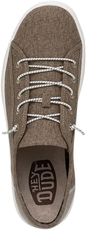 Hey Dude Women's Conway Craft Linen Slip On Sneakers