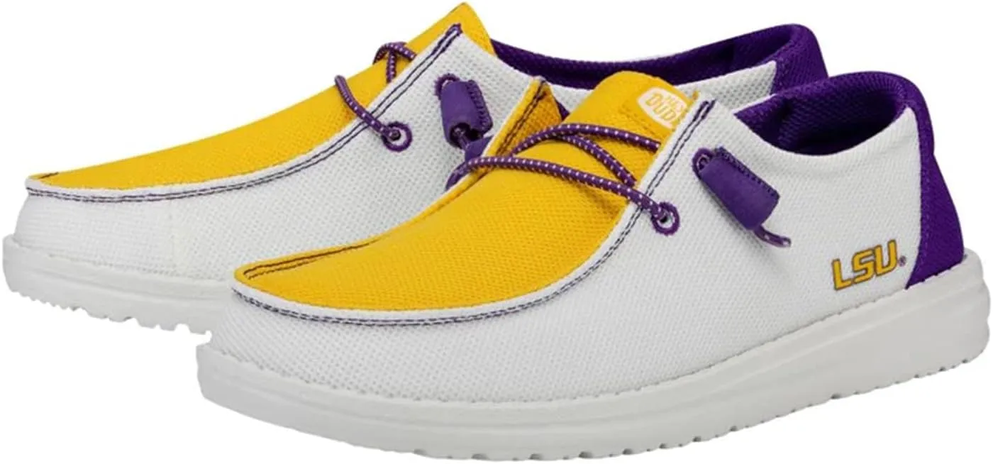 Hey Dude Women's Wendy NCAA | Women’s Shoes | Women's Slip-on Loafers | Comfortable & Light-Weight