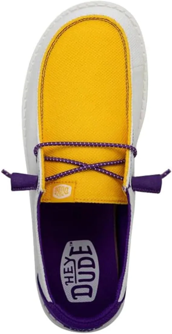 Hey Dude Women's Wendy NCAA | Women’s Shoes | Women's Slip-on Loafers | Comfortable & Light-Weight