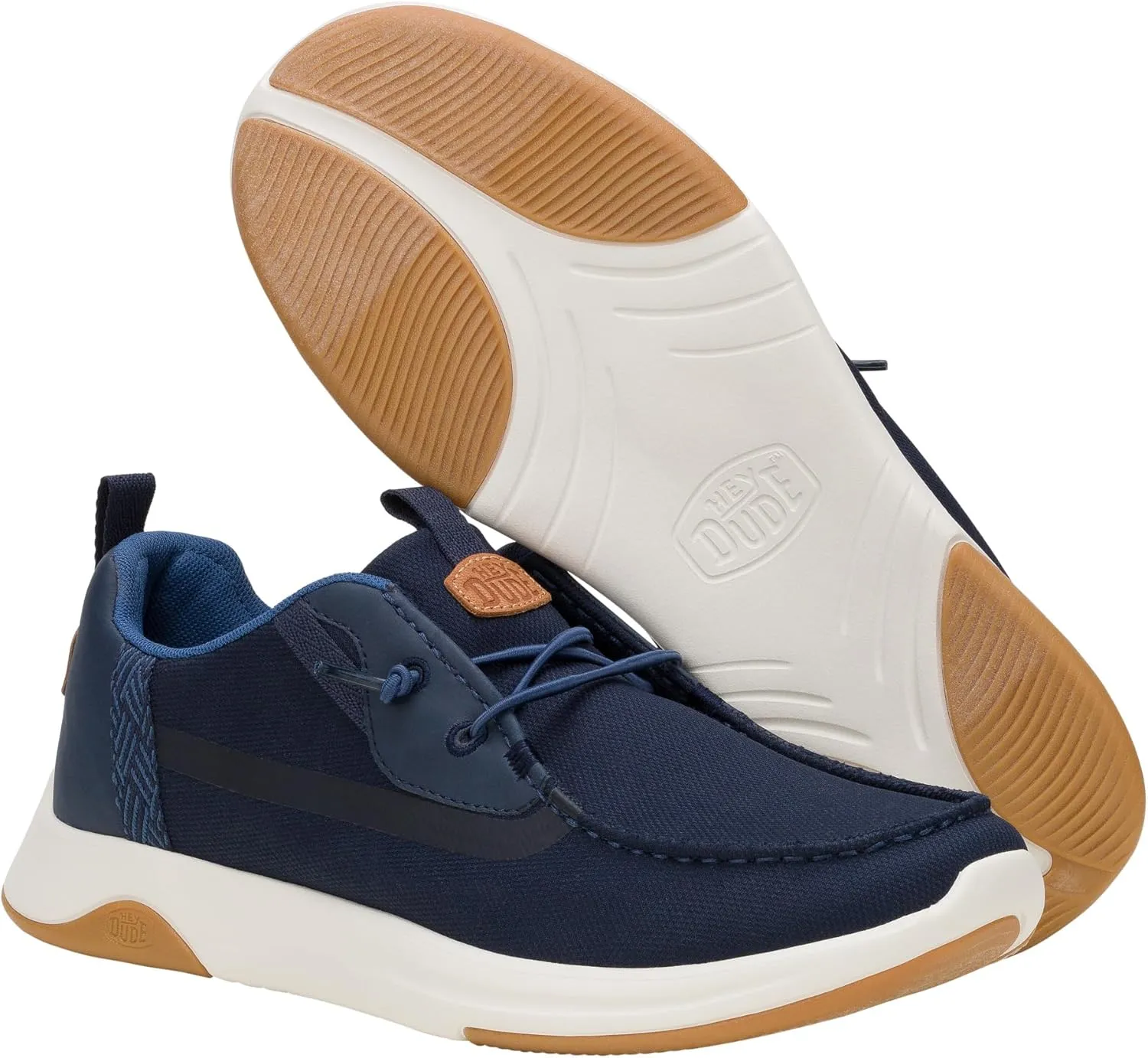 HEYDUDE Wally Drift Classic, Men’s Shoes, Men's Slip-on Loafers, Comfortable & Light-Weight