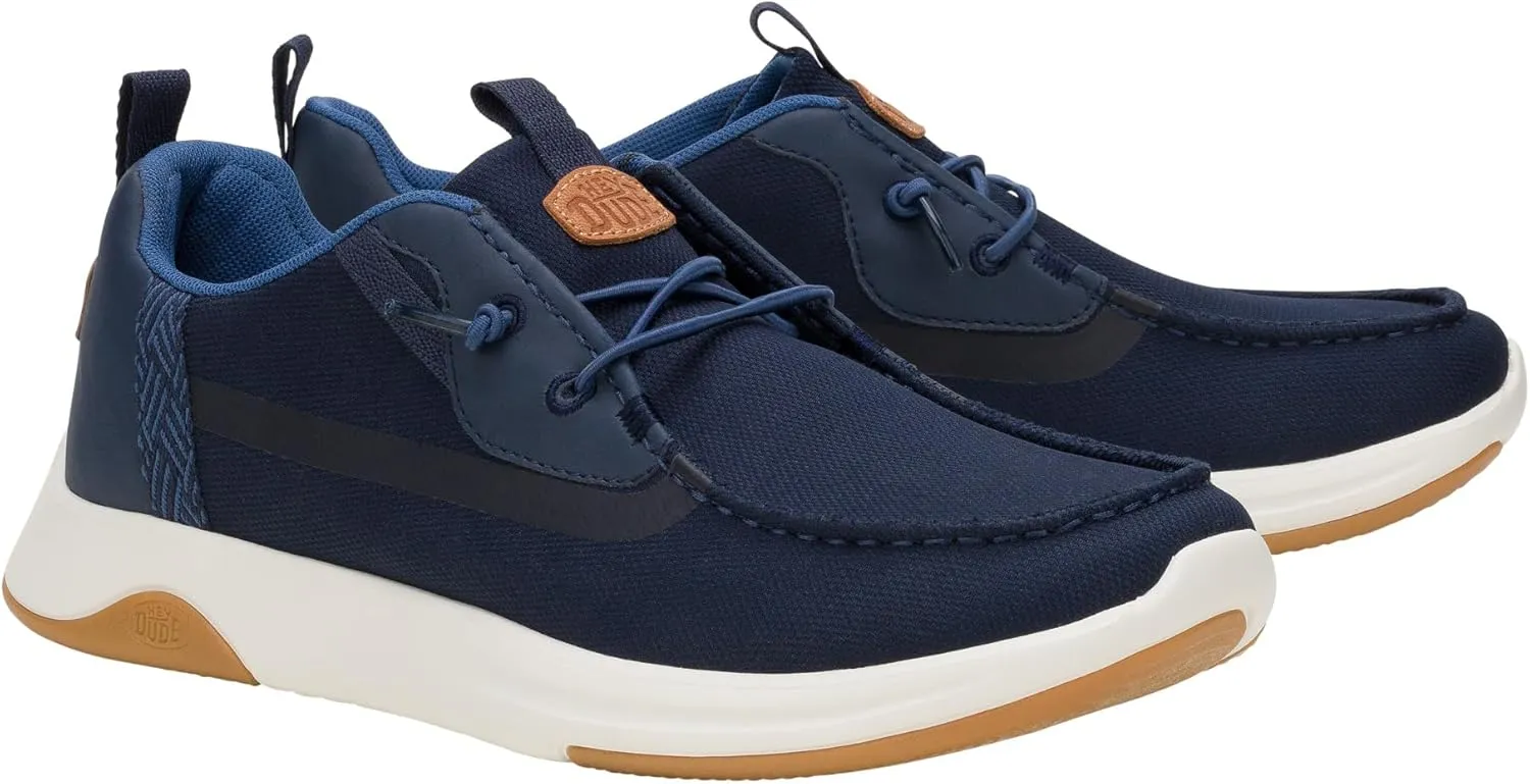 HEYDUDE Wally Drift Classic, Men’s Shoes, Men's Slip-on Loafers, Comfortable & Light-Weight