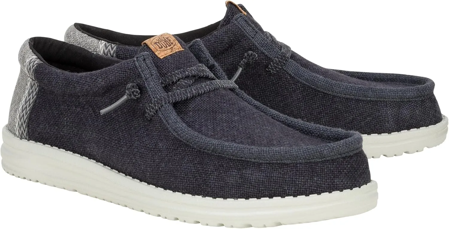 HEYDUDE Wally Jute, Men’s Shoes, Men's Slip-on Loafers, Comfortable & Light-Weight
