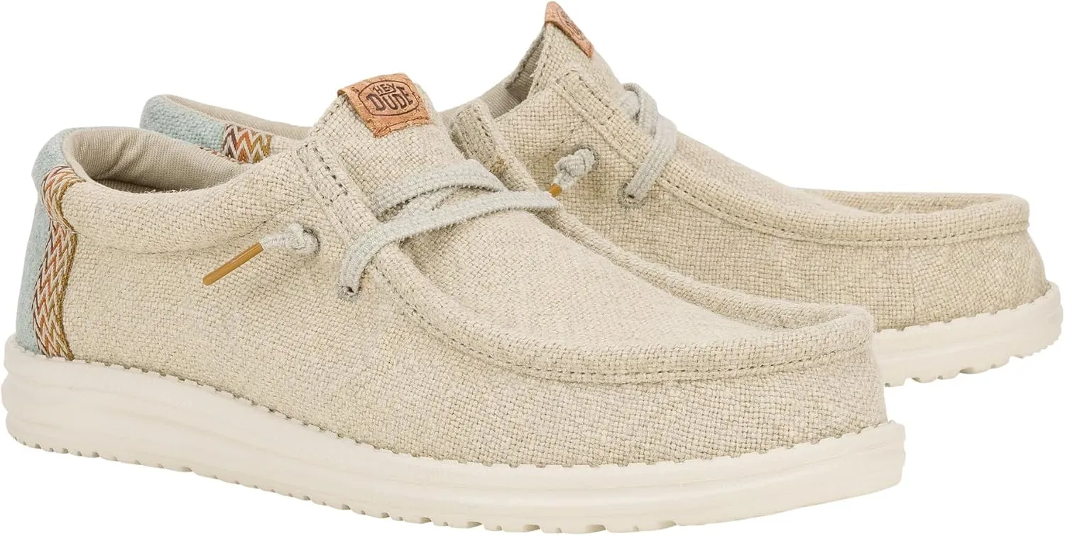 HEYDUDE Wally Jute, Men’s Shoes, Men's Slip-on Loafers, Comfortable & Light-Weight