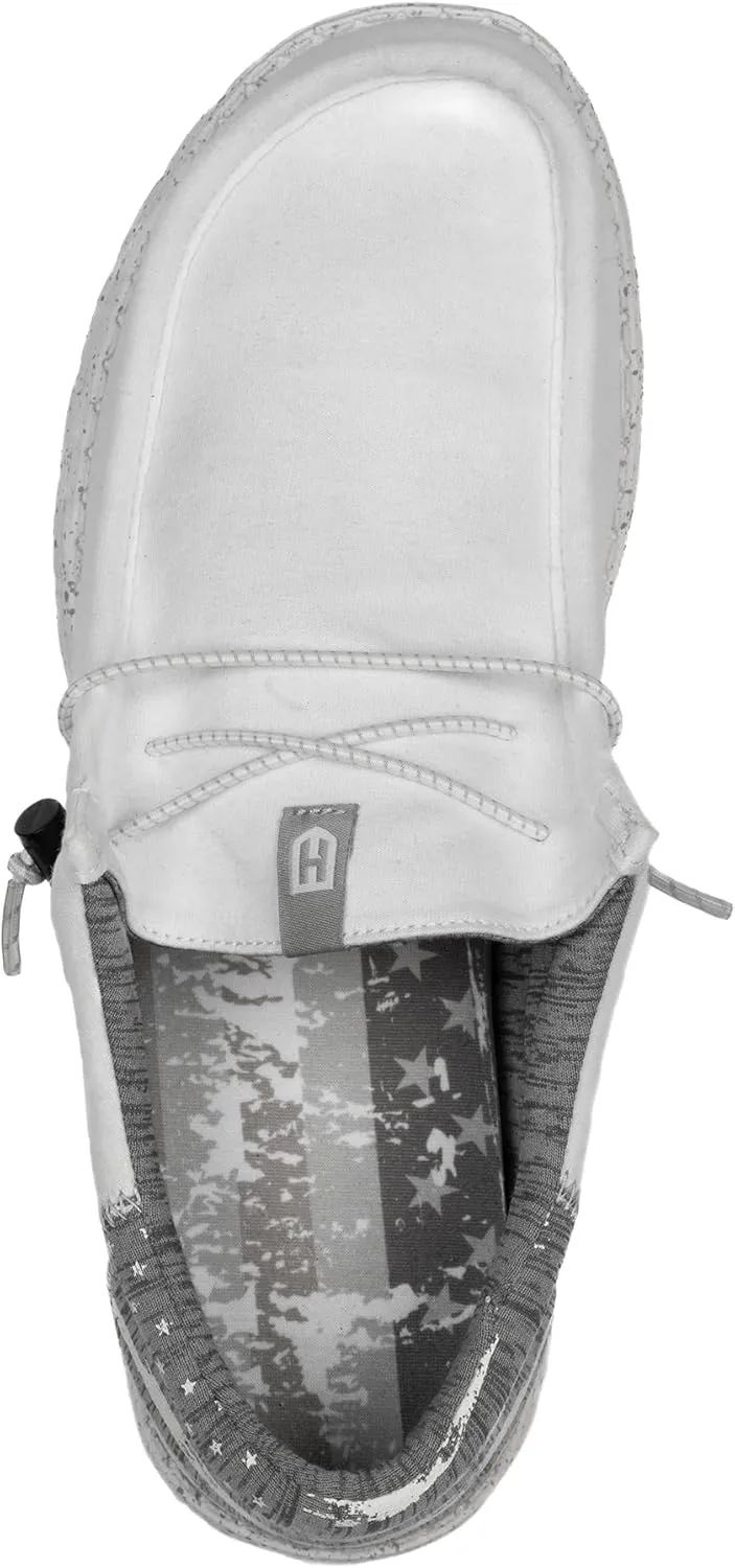 Howitzer Men's Slip-On Shoes We The People Patriot Sneakers with Camo Print Footwear