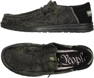 Howitzer Men's Slip-On Shoes We The People Patriot Sneakers with Camo Print Footwear
