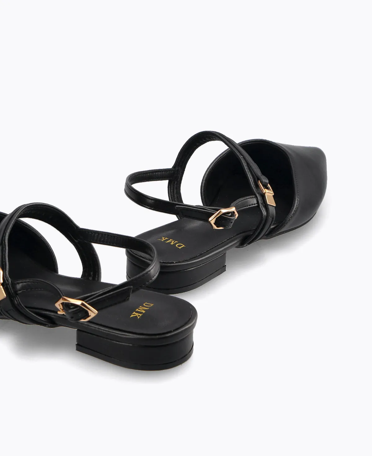 Isla Slingback Flat Pumps - Black