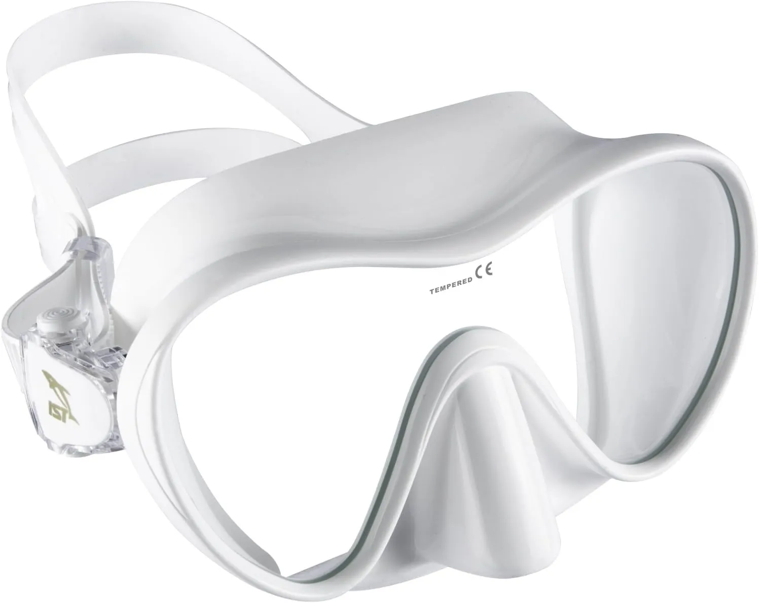 IST MP110 Frameless Dive Mask, Single Panoramic Shatterproof Lens for Scuba Diving & Snorkeling