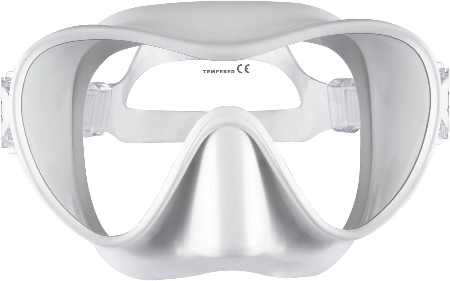 IST MP110 Frameless Dive Mask, Single Panoramic Shatterproof Lens for Scuba Diving & Snorkeling