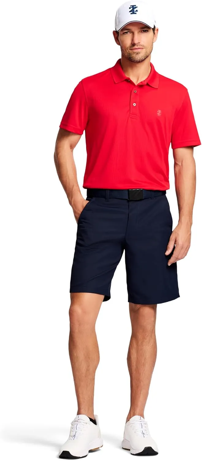 IZOD Men’s 9.5"Micro Poly Classic Fit Golf Short