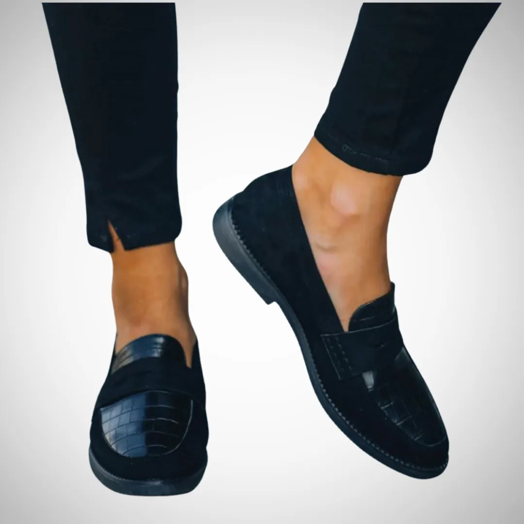 Jillian Crocodile Loafers