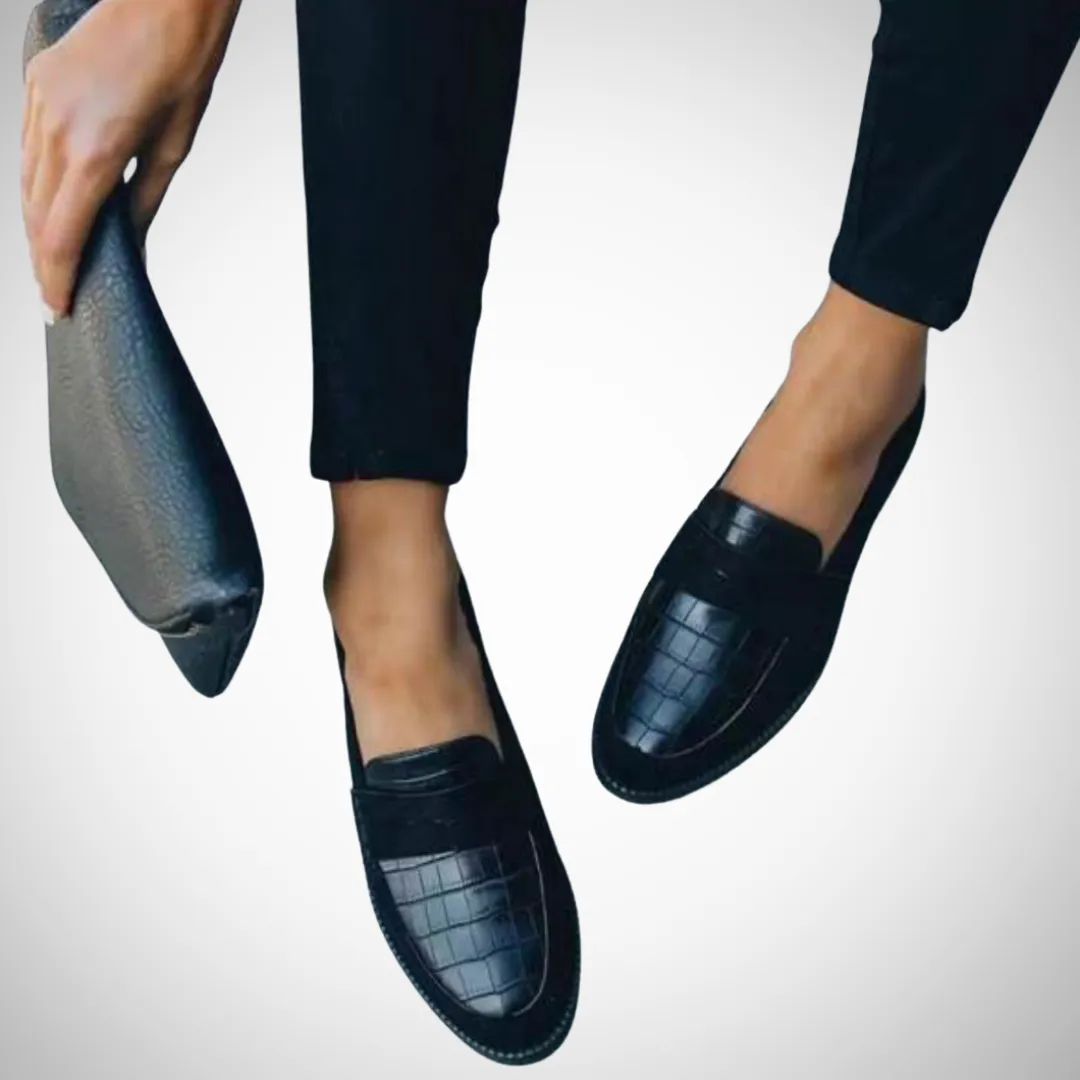 Jillian Crocodile Loafers