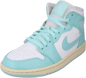 Jordan Nike Air 1 Mid Womens Sail/Light Dew-Muslin BQ6472-132 8.5