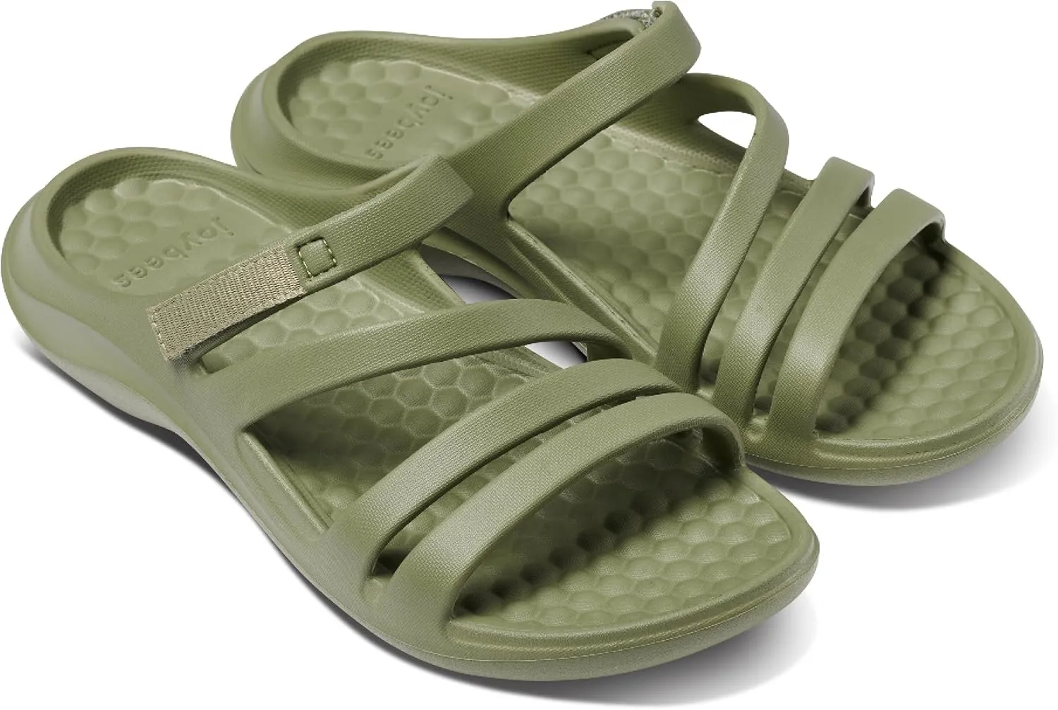 Joybees Women's Lakeshore Sandal - Beach Sandals for Women, Comfortable Footwear for Water with Arch Support, Slip On Waterproof Shoes with Adjustable Strap