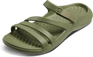 Joybees Women's Lakeshore Sandal - Beach Sandals for Women, Comfortable Footwear for Water with Arch Support, Slip On Waterproof Shoes with Adjustable Strap