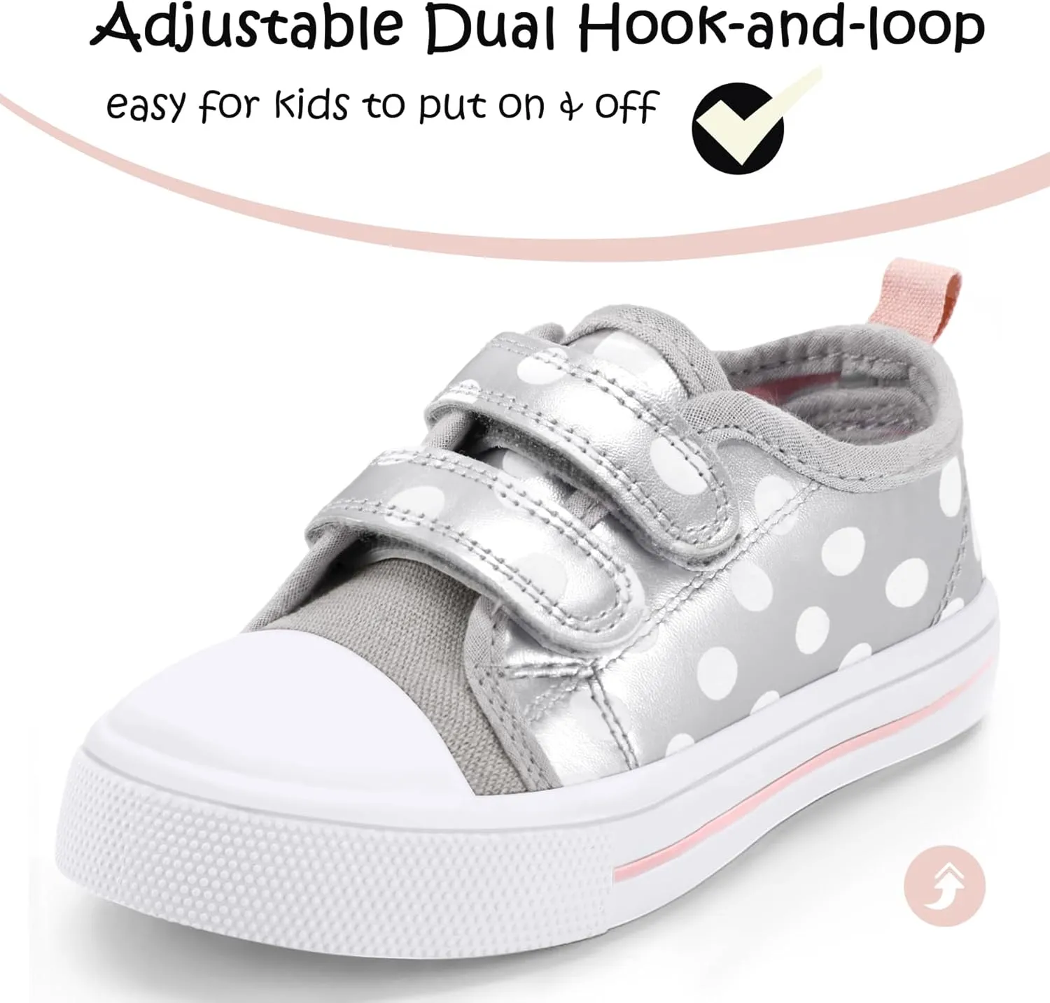 K KomForme Sneakers for Boys and Girls,Toddler Kids Soft Walking Shoes