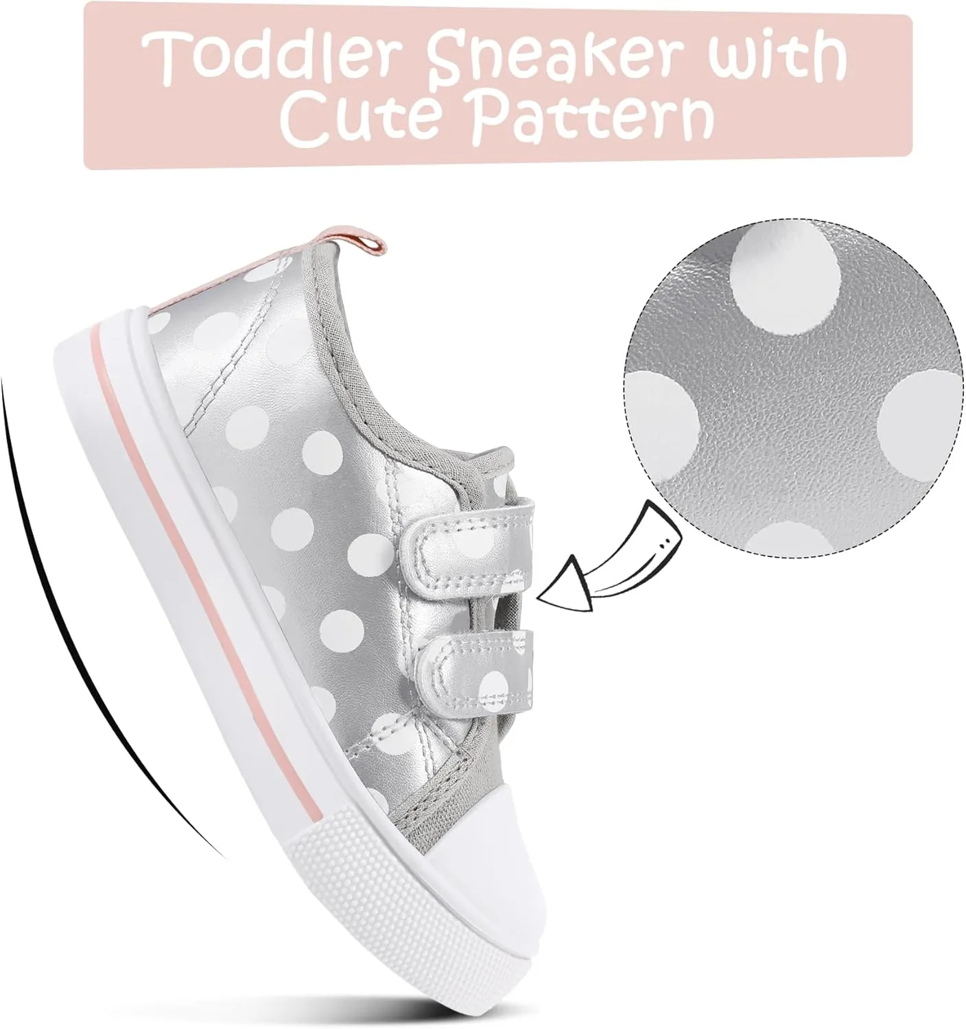 K KomForme Sneakers for Boys and Girls,Toddler Kids Soft Walking Shoes
