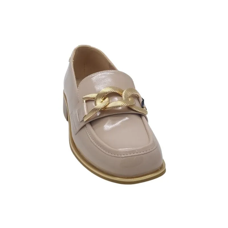 Kate Appleby Nude Patent Loafer - Thames