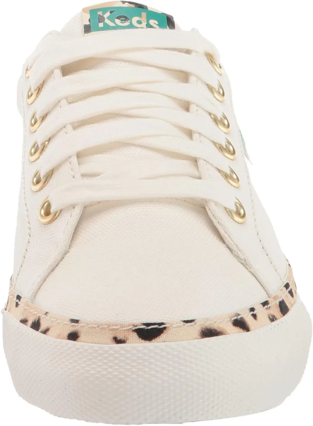 Keds Women's Jump Kick Leopard Canvas Sneaker