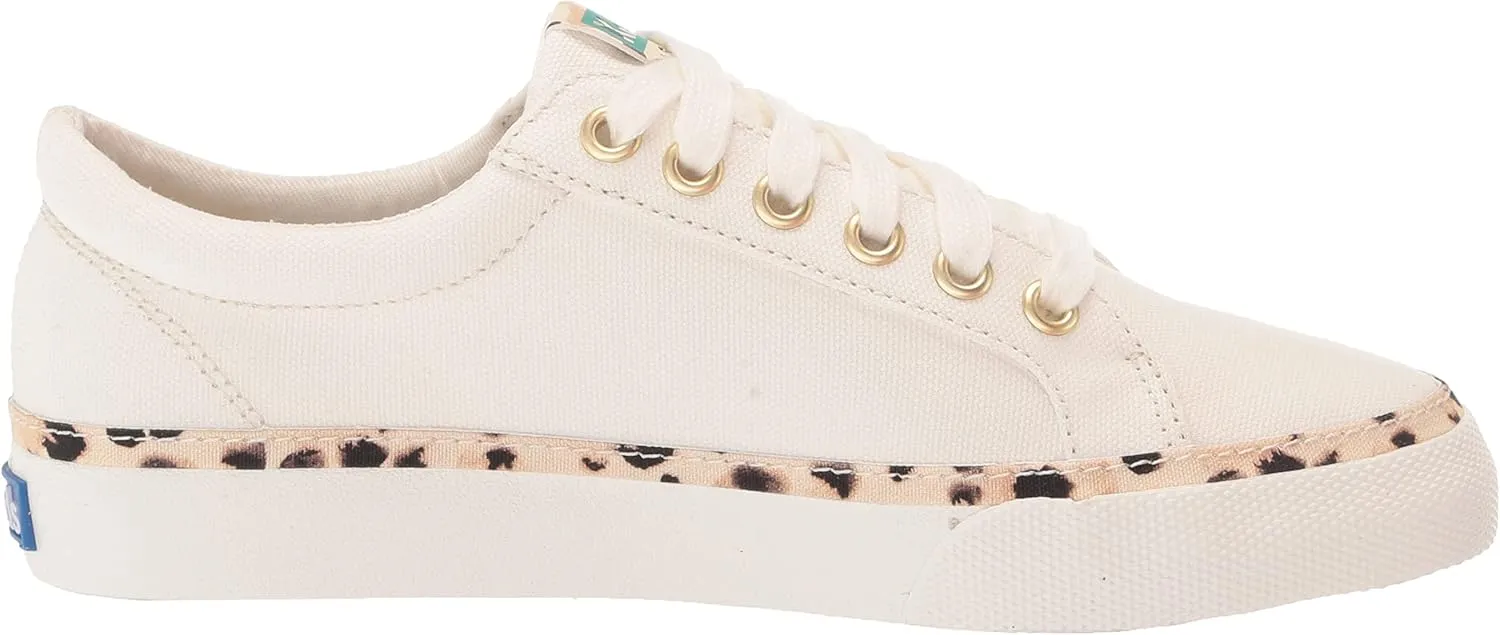 Keds Women's Jump Kick Leopard Canvas Sneaker