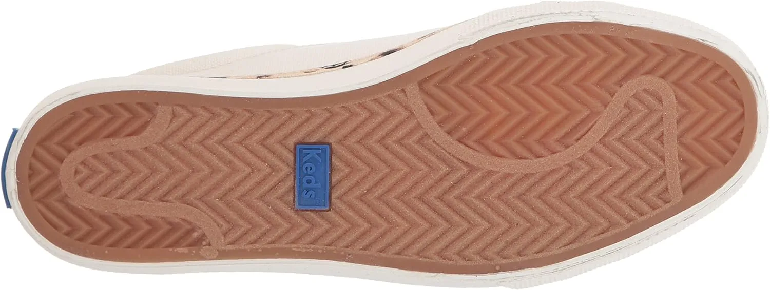 Keds Women's Jump Kick Leopard Canvas Sneaker