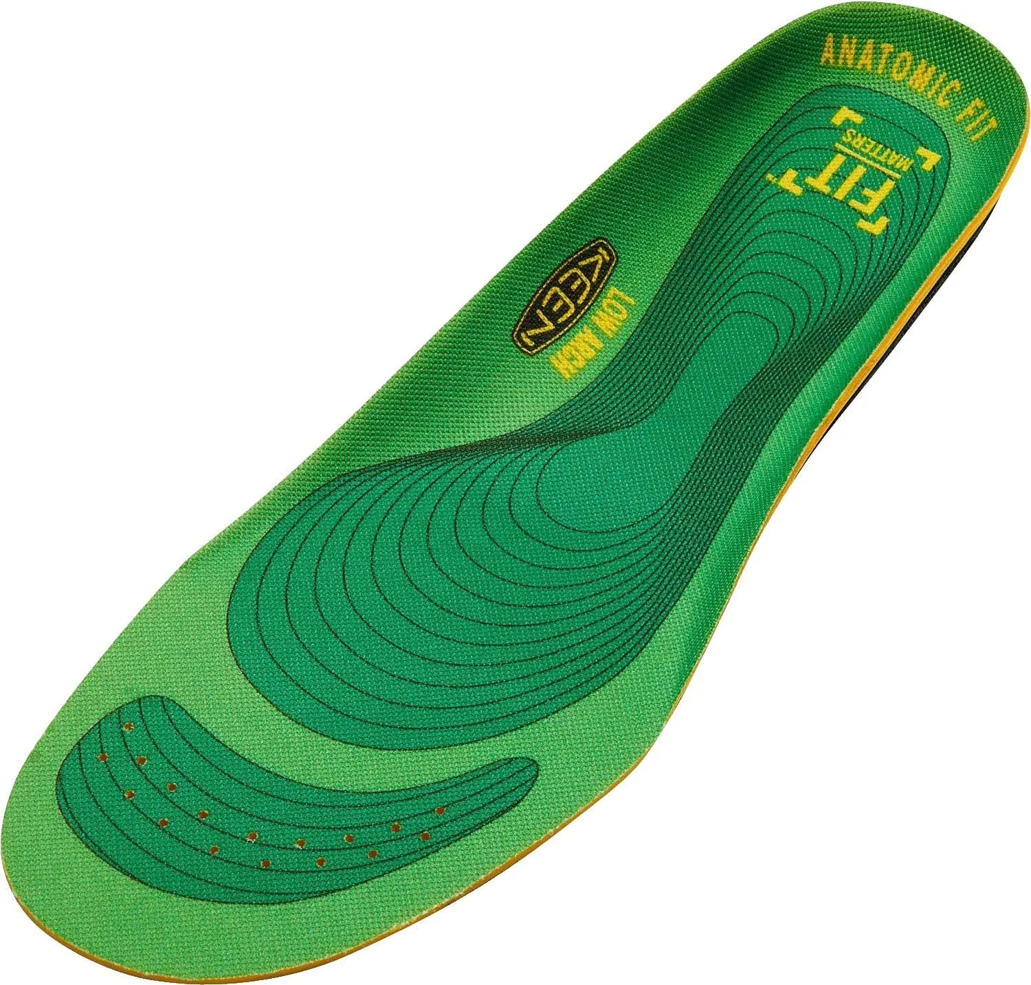 KEEN Utility mens K-30 Gel Insole for Flat Feet With Low Arches Accessories, Green, L US