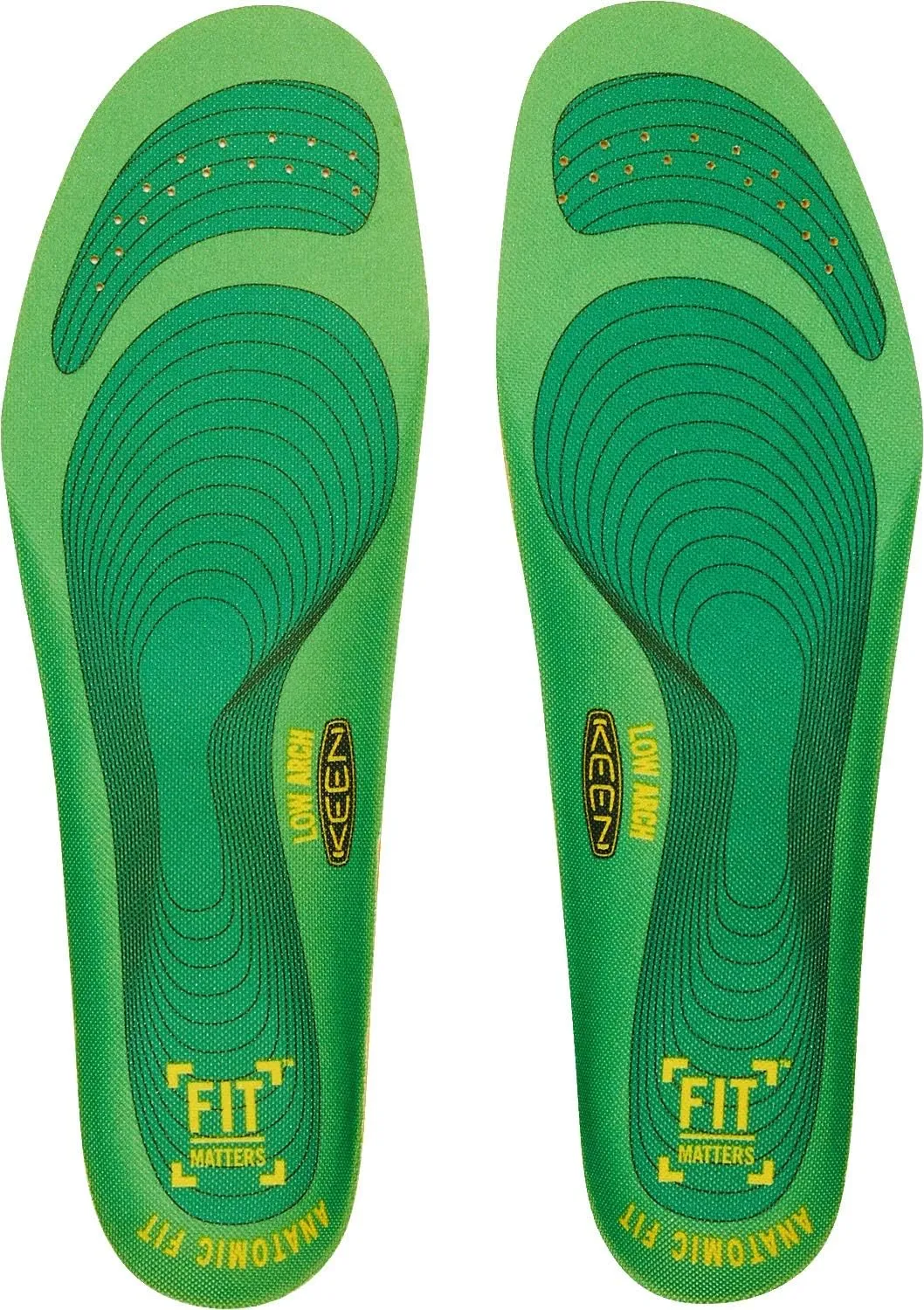 KEEN Utility mens K-30 Gel Insole for Flat Feet With Low Arches Accessories, Green, L US