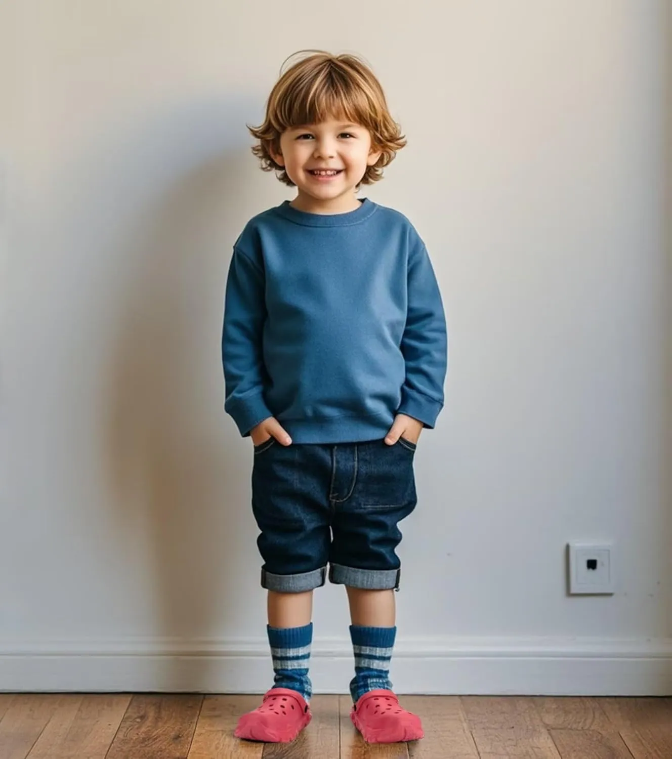 Kids Fur Lined Clog Slip On Winter Slipper for Boys Girls