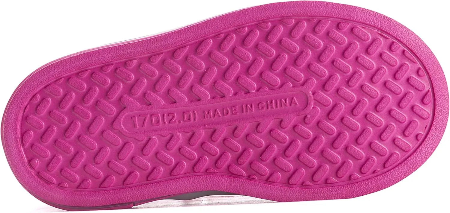 Kids Water Shoes,Toddler Slip-On Shoes,Waterproof Light Up Shoes for Boys and Girls,Lightweight Non-Slip Quick Dry Beach Sandals