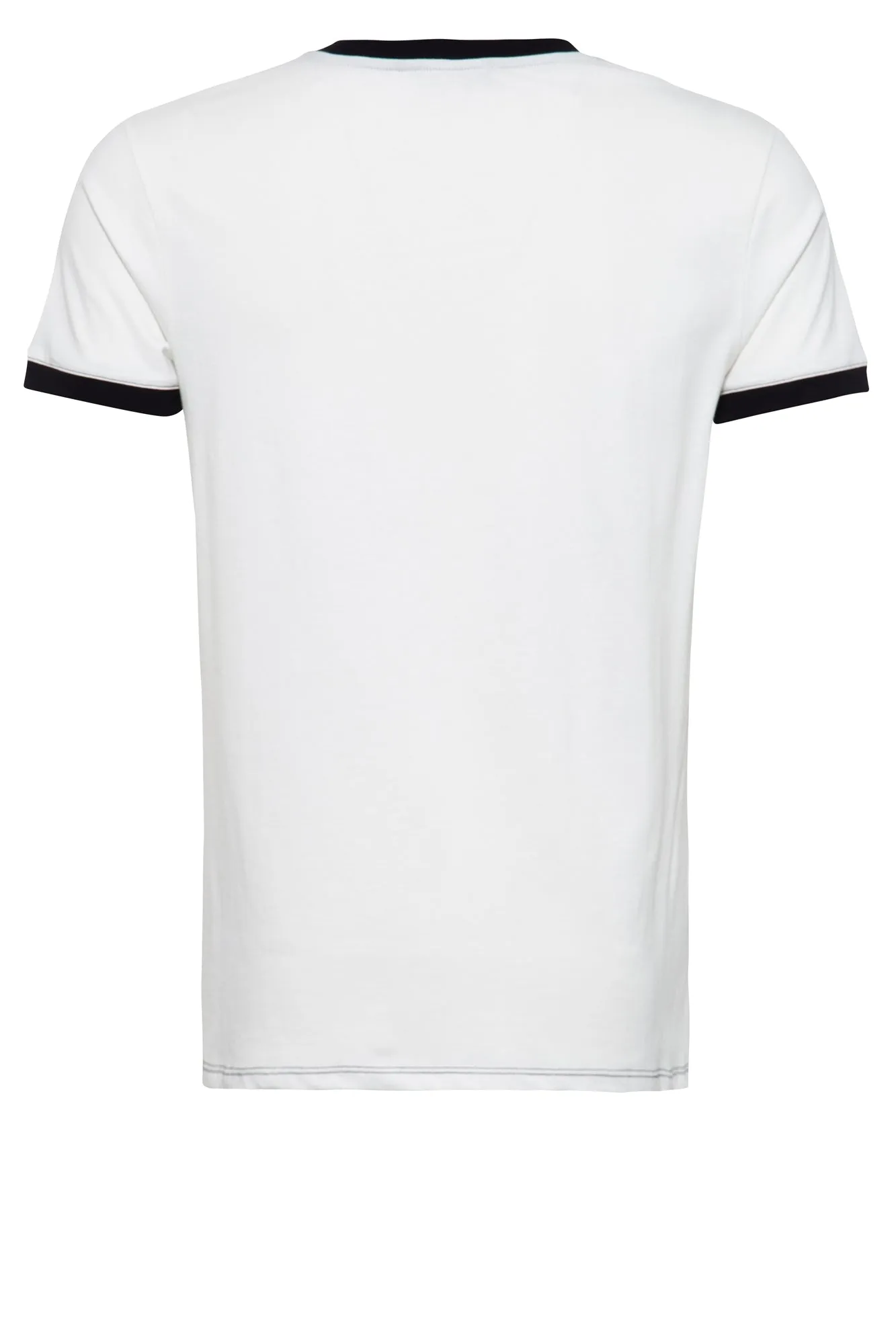Kontrast T-Shirt mit Pin Up Frontduck im Vintage Look «Devils Trick»