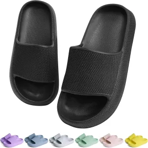 KOUECI Kids Cloud Slides Boys Girls Shower Slippers Slip on Slide Sandals Non-slip Summer Beach Pool Shoes