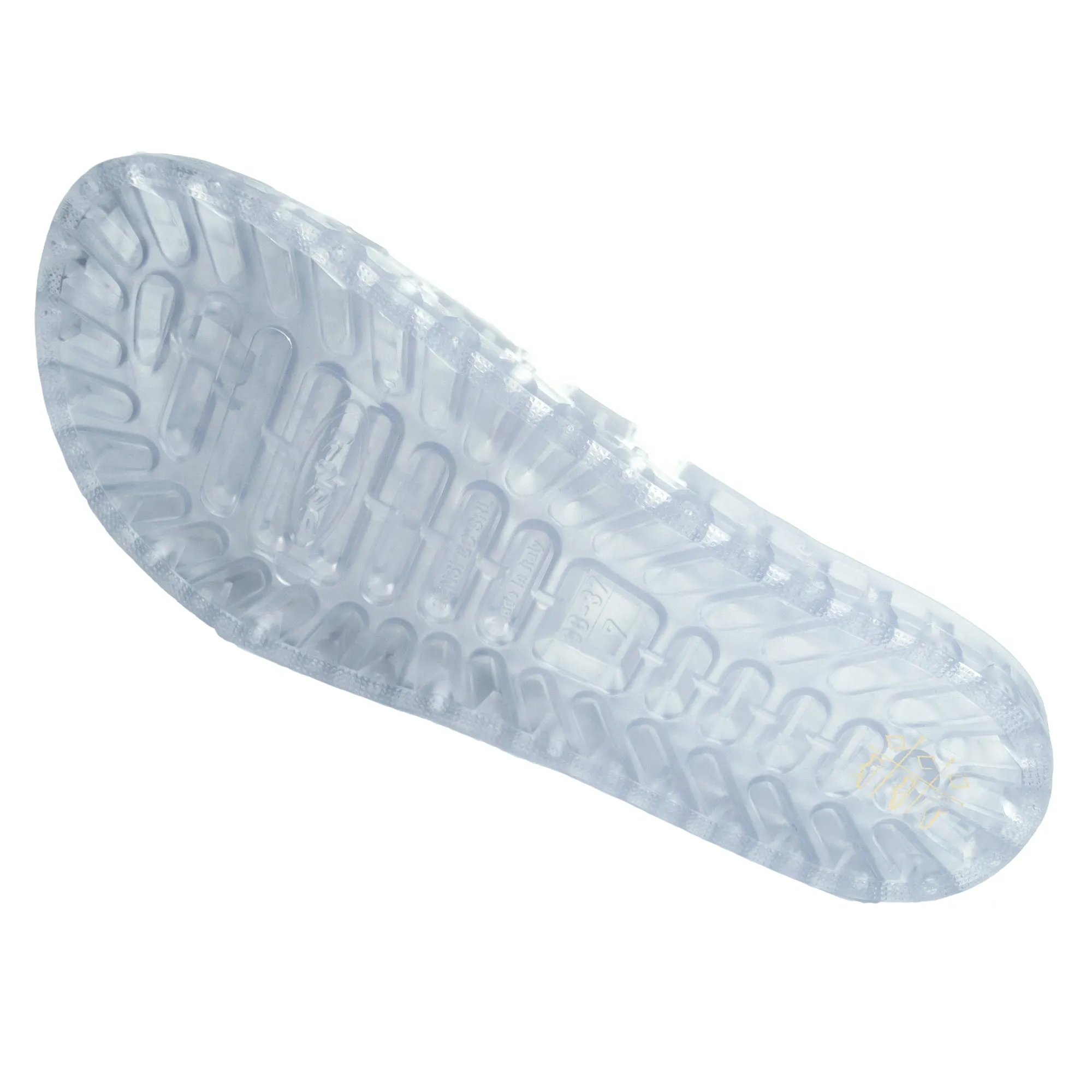 La Jolla - Clear Slide Sandal - White