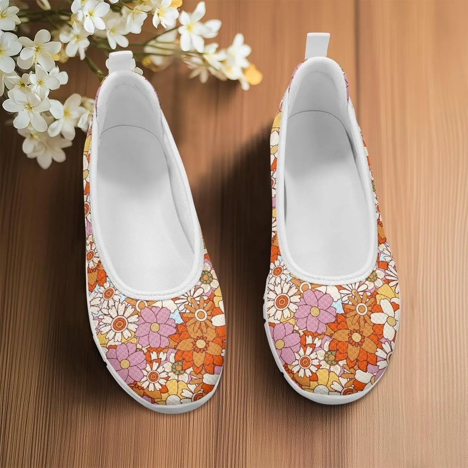 Ladies Slip on Loafer Shoes Womens Flats Dress Clothes Shoes Ballet Pregnant Walking Work Casual Comfortable