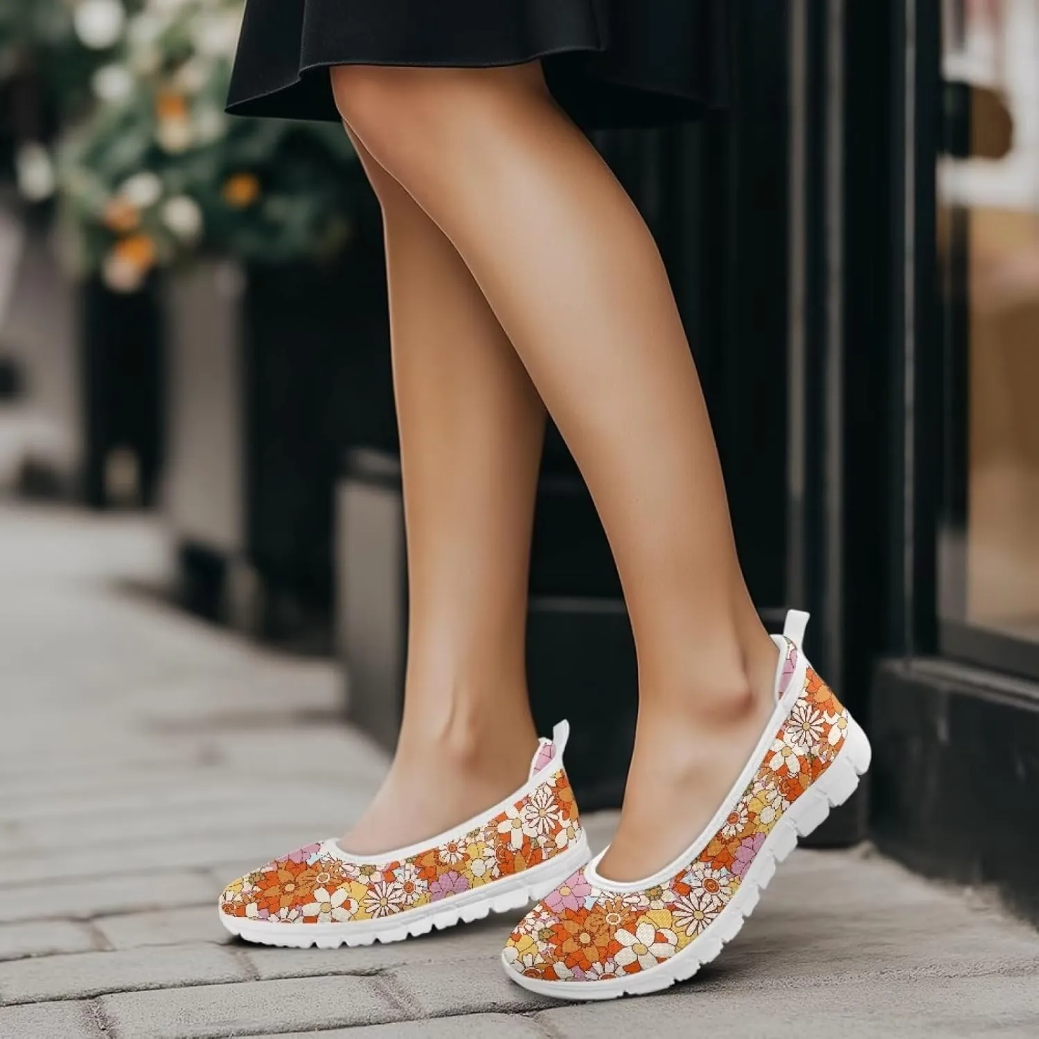 Ladies Slip on Loafer Shoes Womens Flats Dress Clothes Shoes Ballet Pregnant Walking Work Casual Comfortable