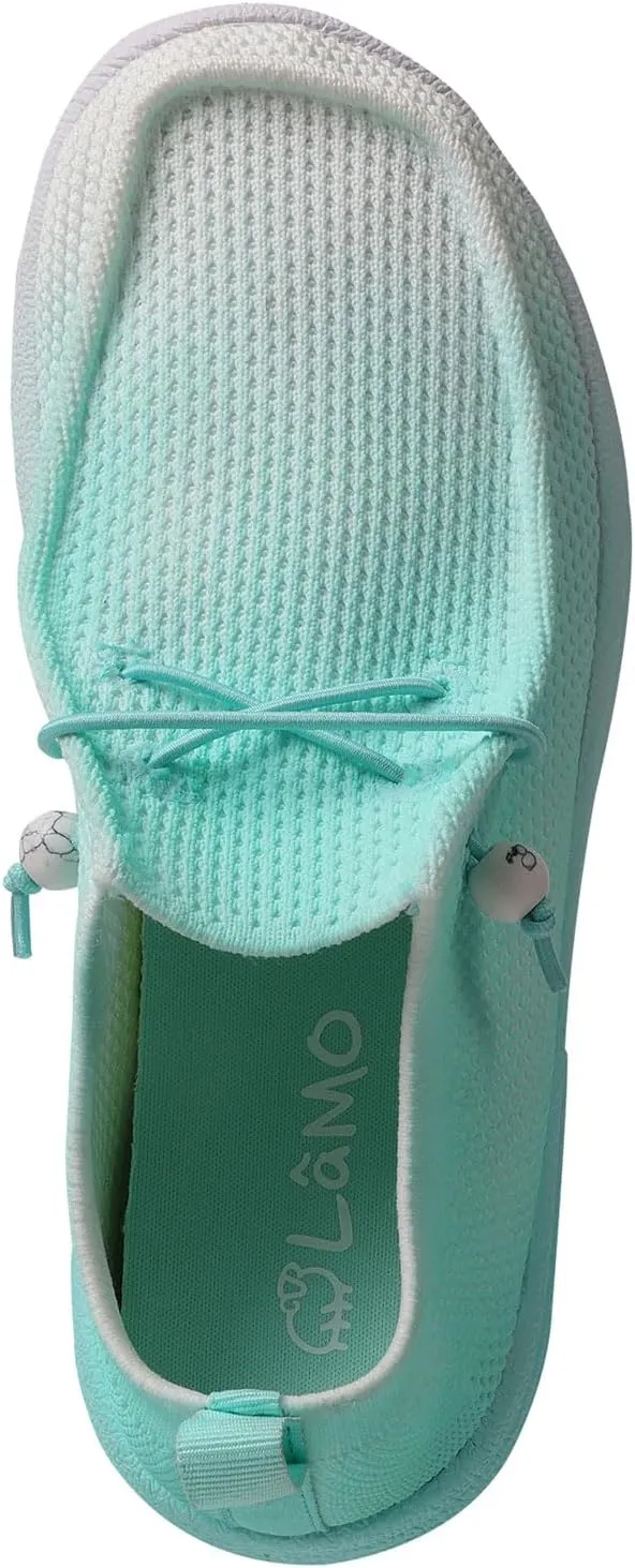 Lamo Women's Michelle Lightweight Breathable Water-Resistant Knit Canvas Slip-On Casual Shoes Lite Eva Outsole