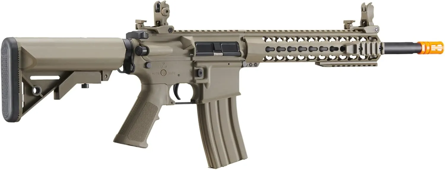 Lancer Tactical Gen 2 LT-19 Airsoft M4 Carbine 10" Electric Full/Semi-Auto Airsoft AEG Rifle, Included 6mm 0.20g BBS, Charger, and Battery