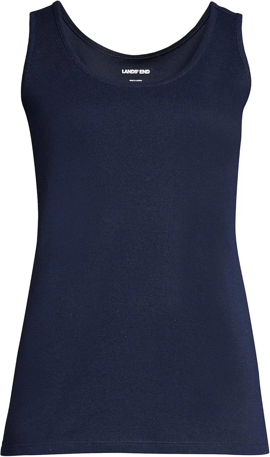 Lands' End Women's Cotton Tank Top