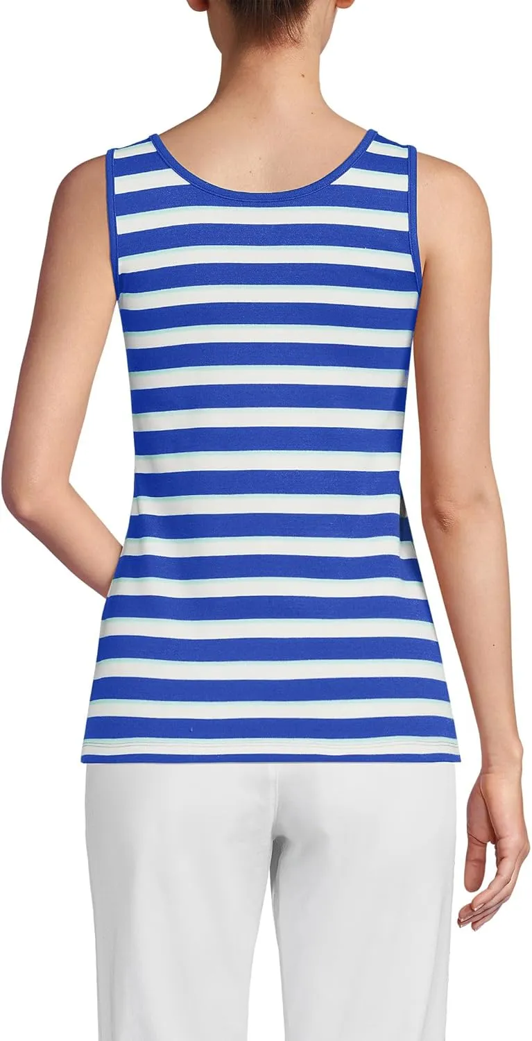 Lands' End Women's Cotton Tank Top