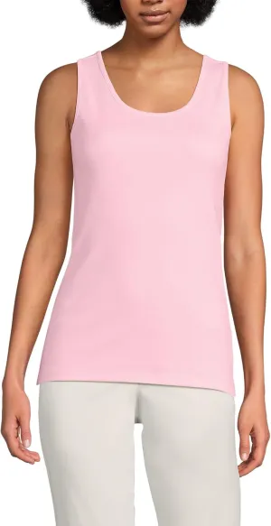 Lands' End Women's Cotton Tank Top
