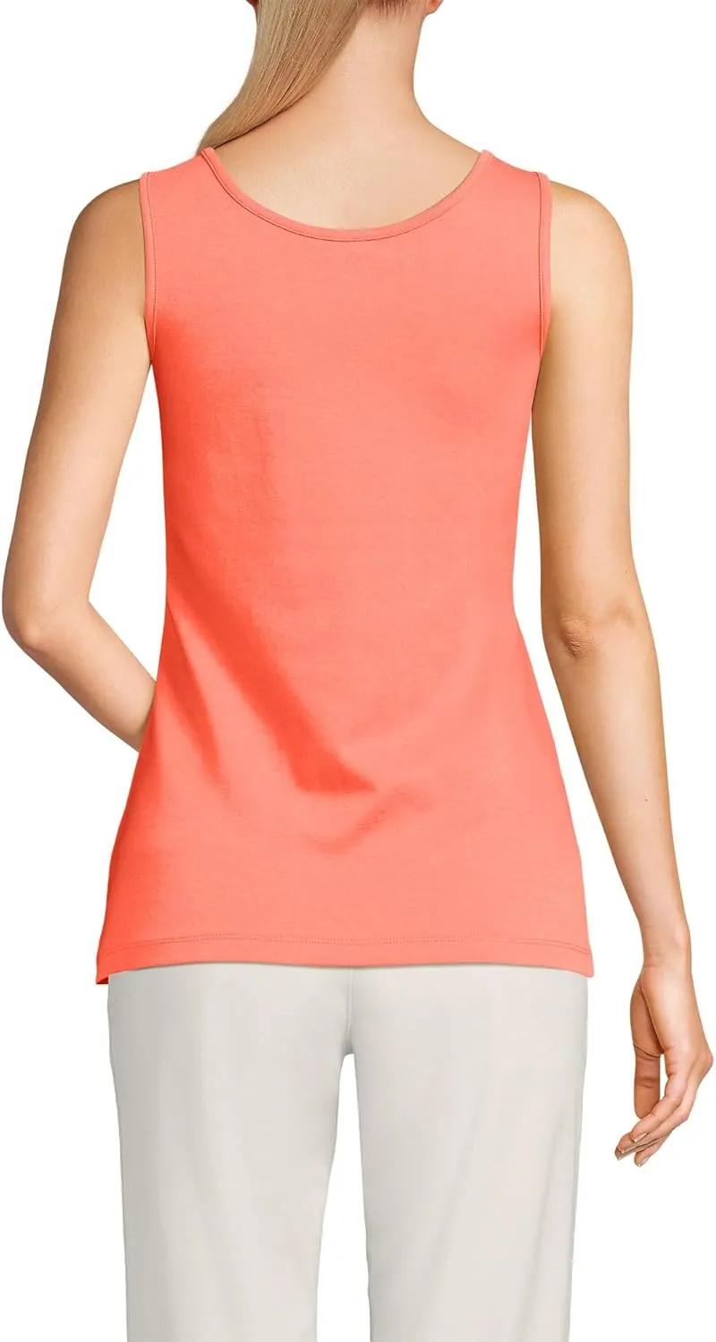 Lands' End Women's Cotton Tank Top