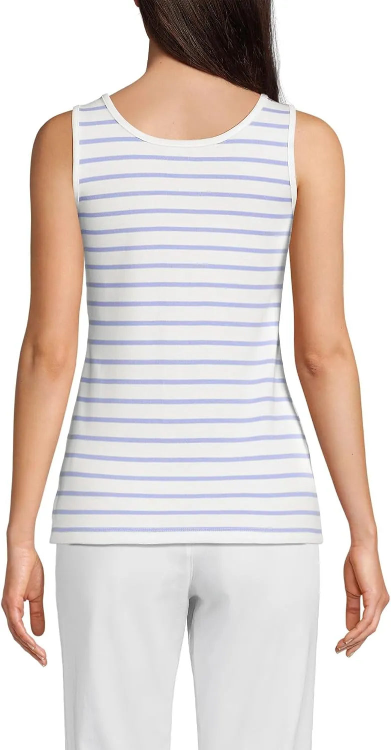 Lands' End Women's Cotton Tank Top