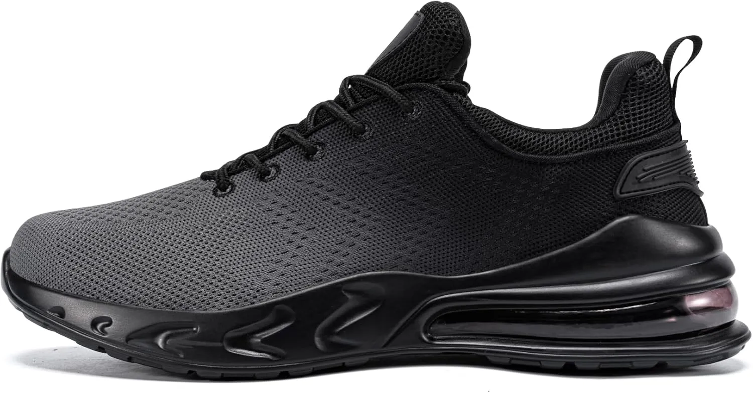 LARNMERN Mens Non Slip Work Shoes Slip On Water Resistant Walking Sneakers Zapatos Trabajo Waterproof Food Service Chef Kitchen