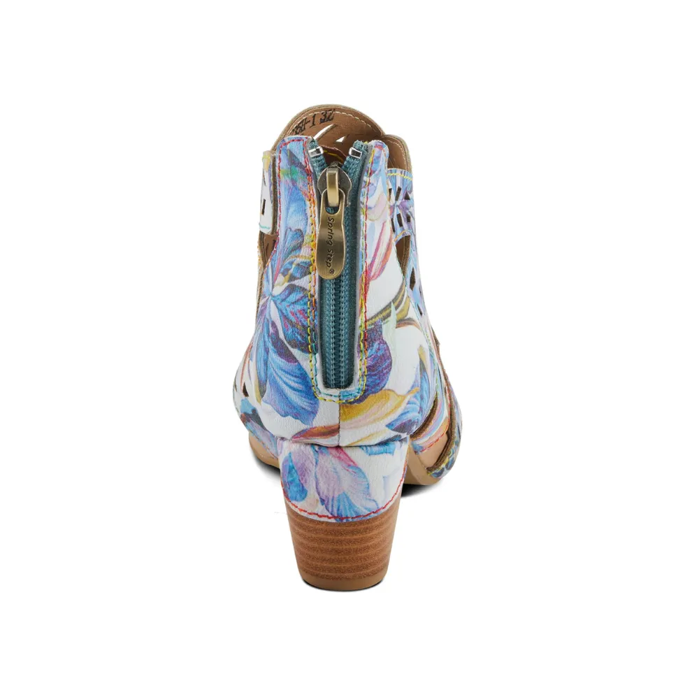 L'artiste By Spring Step Icon-Fleur Blue Multi Leather Sandal (Women's)