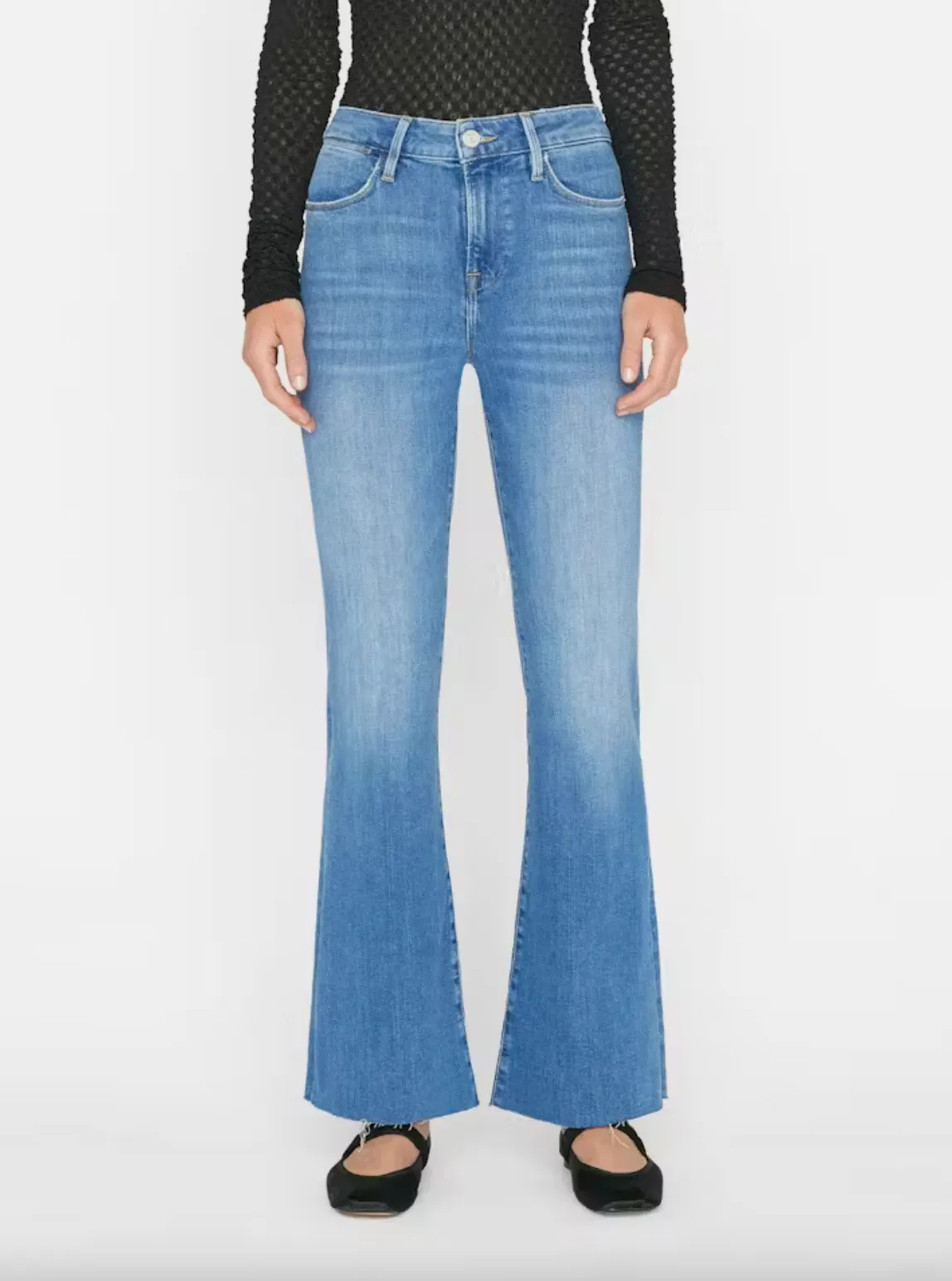 Le Easy Flare Raw Fray -  Drizzle