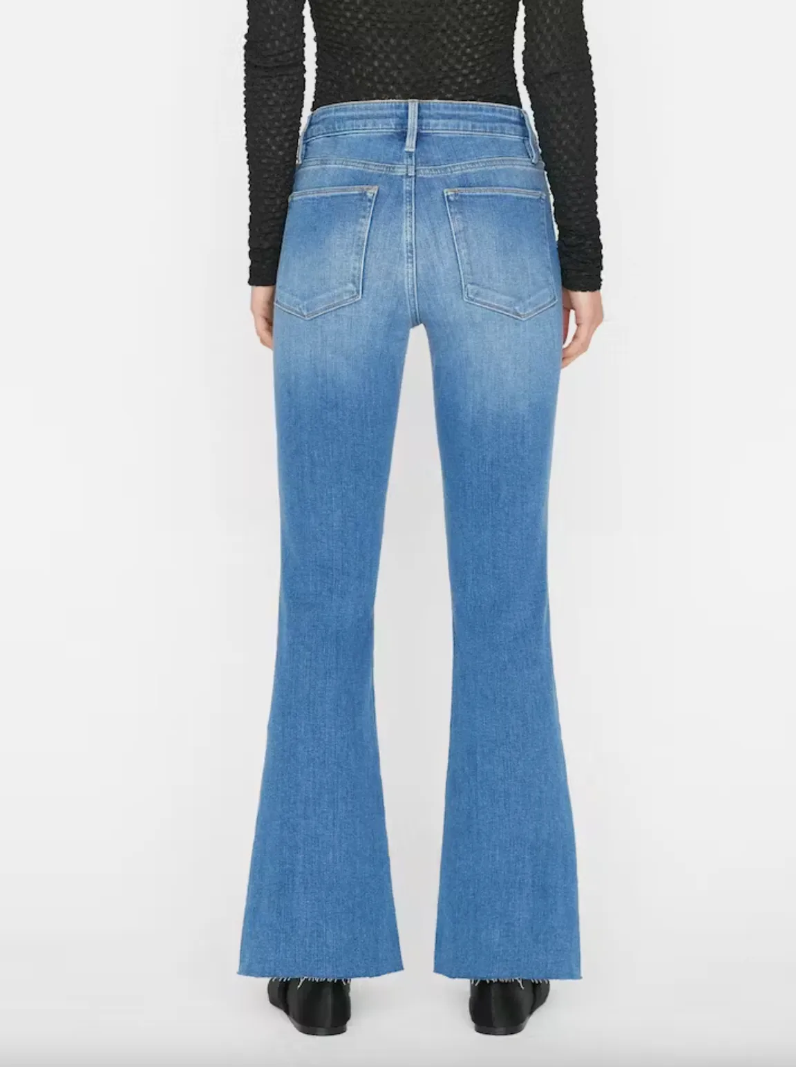 Le Easy Flare Raw Fray -  Drizzle