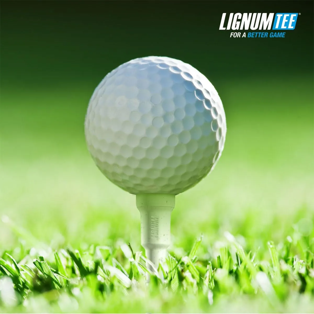 LIGNUM Unbreakable Microwood Golf Tees 50x More Durable/Adjustable Golf Tee/Innovative Wood Fibre and Natural Adhesives/Golf Tee, Golf Tees, Tees Golf, Golf Ball Tees, Pack of 5