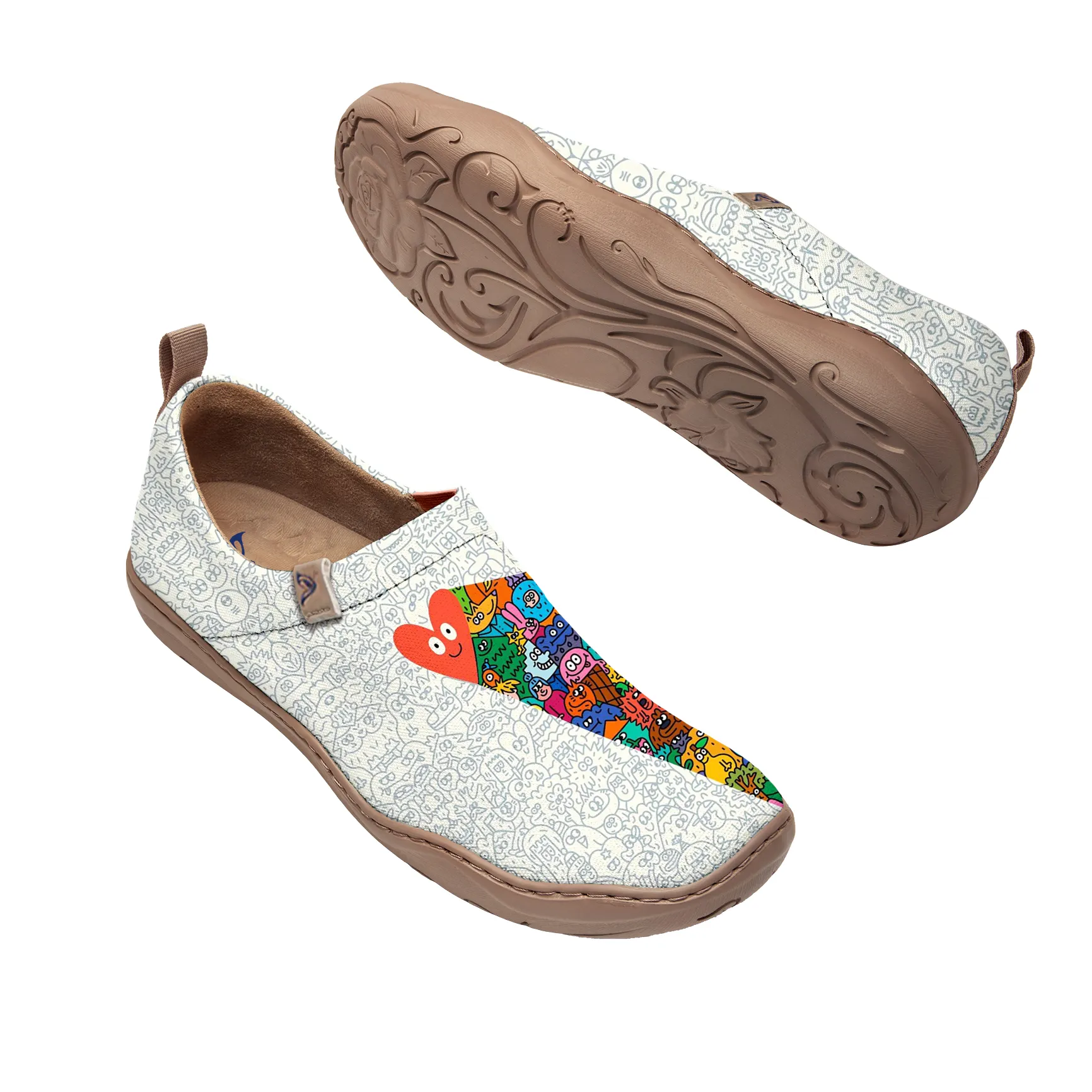 Line Figures Slip-On