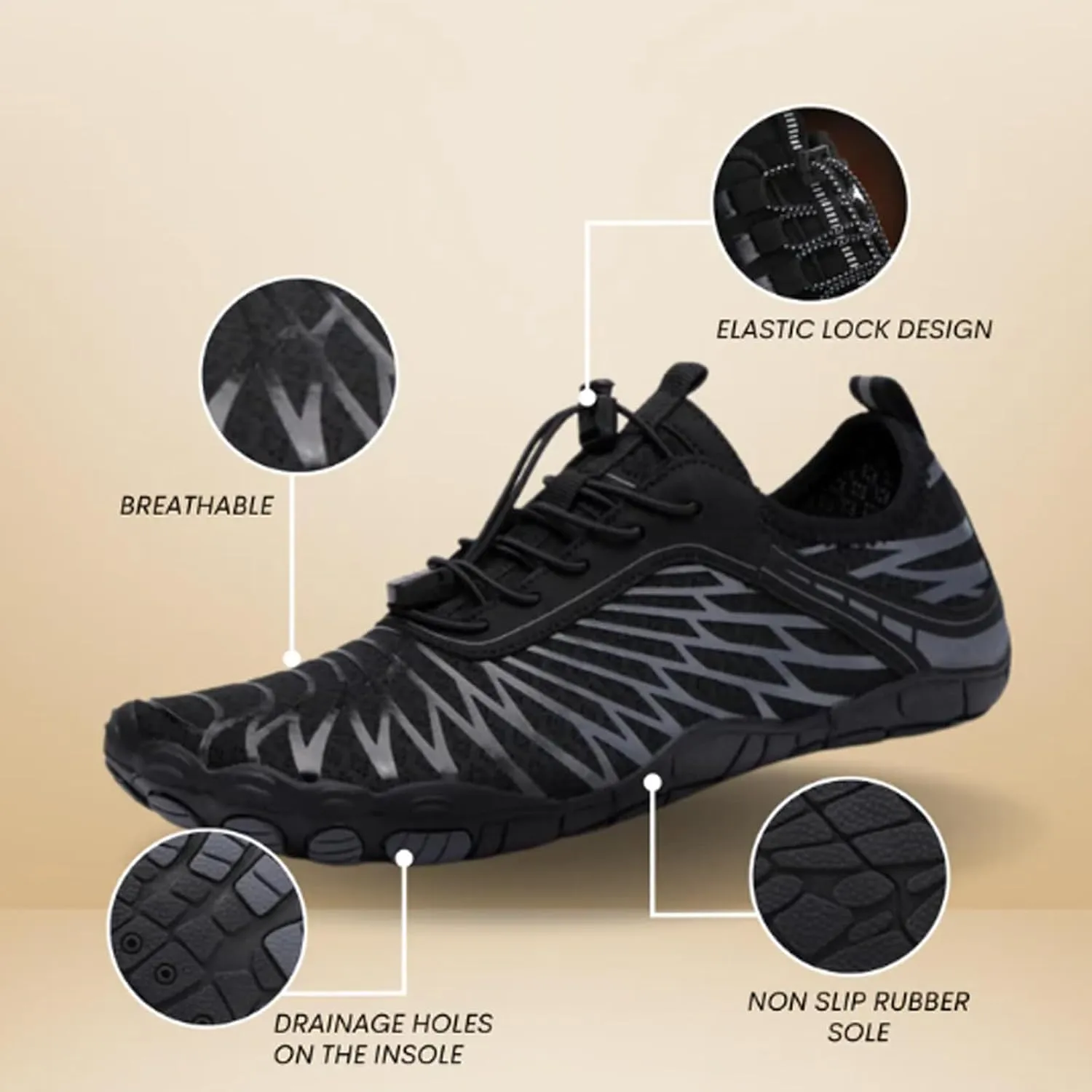 LOSD Hike Barefoot Shoes Womens, Footwear Shoes Women, Healthy & Non-Slip Barefoot Shoes Unisex