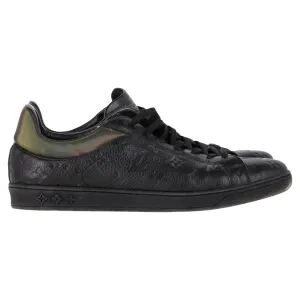 Louis Vuitton Luxembourg Monogram Sneakers in Black Leather